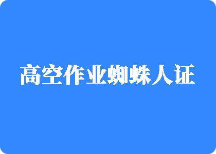 男人的J肏女人的b网站高空作业蜘蛛人证